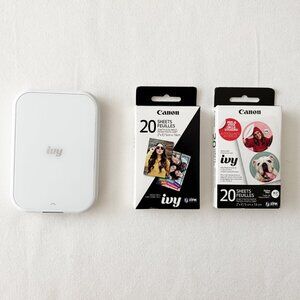 Canon IVY 2 Mini Photo Printer with Sticker Sheets